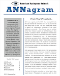 ANN 2015 ANNagram newsletter cover page thumbnail